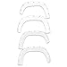 EGR 795494-040 Bolt-On Look Paint Match Fender Flare Set of 4 No-Drill Front And Rear Super White Bolt-On Look Paint Match Fender Flare Set of 4