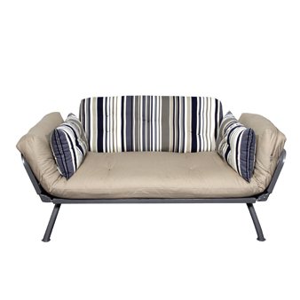 Elite Mali Futon Combo Navy Stripe