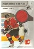 2005-06 SP Game Used Authentic Fabrics #AFJI Jarome Iginla - Calgary Flames (Piece of Authentic Jersey ) (Hockey Cards)