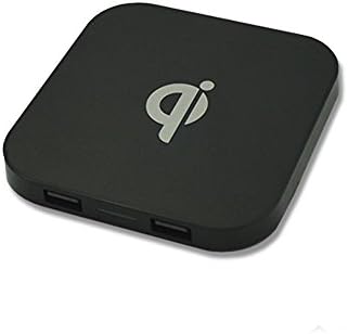 ivolks Q8 Portable Qi Wireless Charging Pad for Iphone 6 6S Plus Galaxy S4 S5 S6 Edge LG Nexus 5/6 Nokia HTC Huawei (Black)