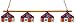 Florida Gators 4-Light Executive Game Table Light NCAA College Athletics