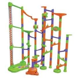 Construction Building Sets: 120 pcs Super Marble Run with Light and Sound by Motormax