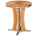 Hybrid Sunburst Pattern Round Table 24 Width 17 Height
