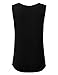 NINEXIS Women's Basic Solid Draped Cowl-Neck & V-neck Sleeveless Top (S-3XL)