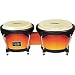 Schalloch Wood Bongo Set, Tequila Sunrise