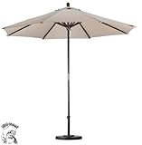 PHAT TOMMY 9 Foot Market Patio Umbrella for Home Restaurant Deck or Cafe - Desert Beige PHAT TOMMY 9 Foot Market Patio Umbrella for Home Restaurant Deck or Cafe - Desert Beige