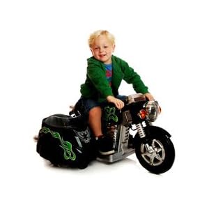 See KIDS ELECTRIC MOTORCYCLE Super Motorcycle Ride-On with Side Car, Black 6VOLT BATTERY Full size and View details