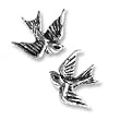 Tattoo-style "Swallow" Stud Earrings