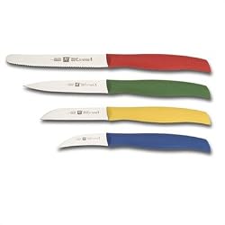 Zwilling J.A. Henckels Twin Grip Colored Paring Knives, Set of 4