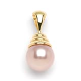 Freshwater Pearl Pendant in 14K Yellow Gold