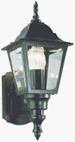 Heath Zenith Trine SL-4192-BK-A Motion Activated Die-Cast Lantern