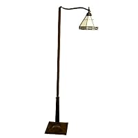 Tiffany-style Mission Reading Floor Lamp