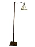 Tiffany-style Mission Reading Floor Lamp