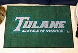 Tulane Green Wave 20x30 inch Starter Rugs/Floor Mats