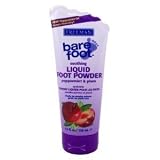 Freeman Bare Foot Soothing Liquid Foot Powder Peppermint & Plum 5.3 oz.