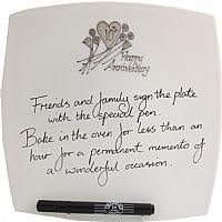 Dreamair 10th Wedding Signing Plate
