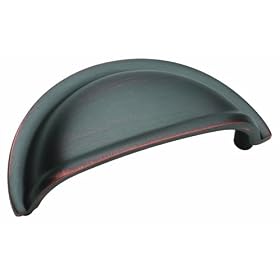 Amerock Solid Brass Cup Pull (BP4235-ORB) by Amerock