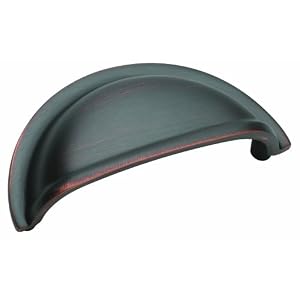 Amerock Solid Brass Cup Pull (BP4235-ORB)
