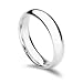 Platinum Men's Wedding Band, 4.0mm