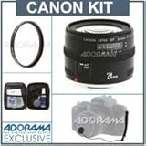 Canon EF 24mm f/2.8 Auto Focus Wide Angle Lens Kit, USA with Pro Optic 58mm ....