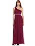 Max & Cleo Women's One Shoulder Ruffle Gown
