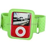 Green Color Apple iPod nano 3G (3rd Generation) 4GB/ 8GB Adjustable Armband Carrying Case