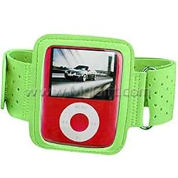 Green Color Apple iPod nano 3G (3rd Generation) 4GB/ 8GB Adjustable Armband Carrying Case