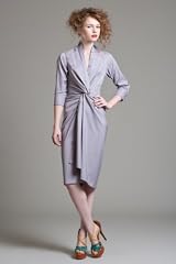 BL3105 Twist Front Shirt Dress