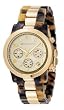 MICHAEL KORS - Two-Tone Jet Set Watch, Tortoise/Gold - MK5138