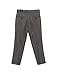 Gioberti Kids Little Boys Flat Front Adjustable Waist Dress Pants, Charcoal, 2T