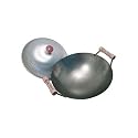 12 inch Carbon Steel Wok w/ 2 Wood Handles (round bottom) - Sold by: The Wok Shop