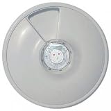 8-A-Day Pet Feeder-Keep Your Pet Eating Regularly! (Light Grey) (4.7H x 15.7 Diameter)