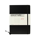 WOCHENKALENDER WOCHENPLANER 2012 MEDIUM DIN A5 SCHWARZ 1 WOCHE - 2 SEITEN - AGENDA & NOTIZBUCH & NOTEBOOK MIT EXTRAHEFT FÜR ADRESSEN - JAHRESTAGE - Geburtstagskalender - 144 Seiten 12 MONATE 2012