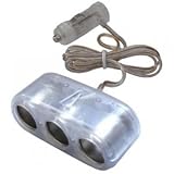 Prise multiple allume cigare 12V (multiprise triplite) - Eclairage Bleu