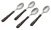 Rosanna Tortoise Napoleon Espresso Spoons, Set of 4