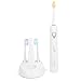 Ivation Rechargeable Electric Toothbrush w/Sonic Wave Technology & UV Sanitizer - Includes Induction Charging Base & 3 Brush Heads