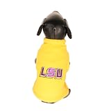 NCAA Louisiana State Fightin Tigers Polar Fleece Dog Sweatshirt, X-Small