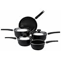 Prestige Charcoal 5 Pce Non-Stick Saucepan Set