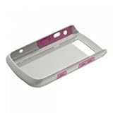 BlackBerry BB32919204 - Funda silicona para BlackBerry 8520, BlackBerry 9300, color gris y rosa