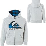 Quiksilver Boys 8-20 Hatchet Fleece Hoodie,Athletic Heather,Medium