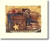 Americana Still Life ~ Set of 2 UNFRAMED Art Prints