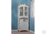 White Bathroom Linen Cabinet