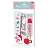 Jolee's Boutique Le Grande Dimensional Stickers, Cheerleader