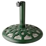 Cast Iron Umbrella Base - Green