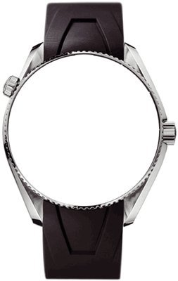 Omega Seamaster Planet Ocean New Original Manufacturer 20mm Black Rubber Strap 98000144