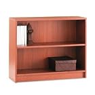 2 Shelf Bookcase - Henna Cherry by United Stationers