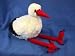 Lou Rankin Olympia Stork Plush 12