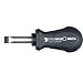 Stahlwille 4724-3 Steel Drill Slotted Stubby Screwdriver, 3 Slotted Size, 80mm Length