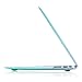 Fade to White Matte Carrying Hard Shell Case for MacBook Air 13.3” A1466 & A1369 (Turquoise Blue)