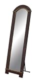 Classy Large Wood Floor Standing Mirror